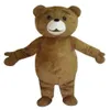 2021 Factory Teddy Bear Mascot Costume Cartoon Fancy Dress fast Adult Size295r