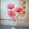 Decorative Flowers Silk Yarn Gauze Artificial Flower Wedding Party Stage Setting Event Road Leading Outdoor Layout Display Flores Branch