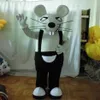 2018 Usine de réduction Costume de mascotte de rat de ventilation Costume de mascotte de souris grise adulte pour 267e