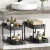 Clothing Storage 2 Tier Sliding Cabinet Organizer Drawer Under Sink Organizers And Bathroom