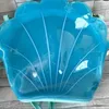 Kvällspåsar blå handväskor för kvinnor sommar axel strand hög kapacitet på kvinnlig söt mångsidig avslappnad skalväska 230713