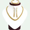 Collana Orecchini Set FS Orecchini con ciondoli/Collana/Braccialetto Gioielli stile moda placcati in oro per donne di regali