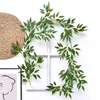 Decorative Flowers Artificial Eucalyptus Vine Hanging Willow Vines Home Wall Decor Greenery Leaves Plants Wedding Arch