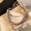 Midjepåsar Luxury Chain Belt Bag For Women Leather Crossbody Chest Pack Fashion Phone Pack och Purse Ladies Fanny 230713