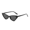 Sunglasses Triangle Vintage Plastic Women Small Frame Retro Cat Eye Fashion Trendy Streetwear Eyewear Brand Design Sun Glasses