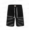 23s New Designers Men's and Women's Trendy Galleyes Wash Printed Terry Shorts Depts Men's Casual Shorts