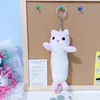 16 CM nouveau Long chat en peluche porte-clés mignon chat poupée sac suspendu décoration poupée grattage Machine Brithday cadeaux pour les filles