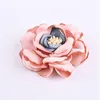 Haarschmuck 20 Teile/los 60 MM Chiffon Stoff Blumen Mädchen Schmuck Stirnband Dekoration Floral Button Patch Aufkleber Ornament