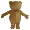 2021 Fabrika Teddy Bear Maskot Kostüm Karikatür Fantezi Elbise hızlı yetişkin boyutu295r