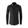 Camicia di perline fatta a mano di lusso per uomo Camicie casual a maniche lunghe slim fit Moda Streetwear Camicetta da palcoscenico per feste sociali