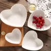 Plates Salad Plate Ceramic Bowl Sushi Sauce Dish Pasta Ceramics Convenient Serving Heart Shape Lovers