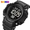 Fashion Outdoor Sports Mens Watch Brand SKMEI Digital Wristwatch Stopwatch Chronograph Luxury Led Light Electronic Alarm Clock