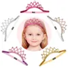 Headbands taç doğum günü partisi bebek kız bant bebek saç aksesuarları kıyafetler grubu yenidoğan şapkası tiara başlık saç bandı hediye dhfok