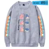 Men's Hoodies Yuru Camp O-Neck Sweatshirts Women Men Long Sleeve Anime Harajuku Fashion Streetwear Clothes