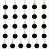 Keychains Fashion Letter Keychain Trendy Creative Black Fluff 26 Engelska Inledande diamanthandväsktillbehör för kvinnor238R