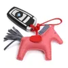 Verkliga läderkedjor Färgglada minihäst med Tassel Pony Keyring för Women Charm Bag Holder Pendant Car Ornament Keychains 2021295a