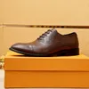 Najlepsza jakość 2023 Mężczyźni Ubierz buty oryginalne skórzane koronkowe w górę biuro projektanta biurowego Mieszkańce Mężczyzny Moccasins Formal Oxford Buty Rozmiar 38-46