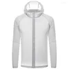 Vestes pour hommes Vêtements de protection solaire Femme Sports de plein air pour la peau Été Séchage rapide Course à pied Protection Personnaliser