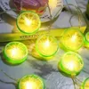 Saiten Chirstmas Dekoration Zitronenlichterkette LED-Girlande Innenbereich Batterie/USB-Ferienlichterkette für das Hochzeitsjahr
