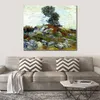 Vincent Van Gogh Canvas Art The Rocks with Oak Tree 1888 Handmade Oil Painting Impressionist Artwork Home Decor Modern