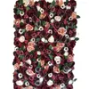 Fleurs décoratives Mixcolor 8 pcs/lot Artificielle Soie Rose Fleur Mur De Mariage Fond Décoration Route Plomb Arc TONGFENG