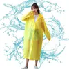 Rain Ponchos With Hood Camping Raincoat Waterproof Adult et Portable EVA Rainwear For Outdoor Camping Hiking Rainproof Cloth L230620