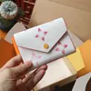 Projektantka Portfel Portfer Projektowanie karty luksusowy różowy portfel mini krótki portfel torebka oryginalna skórzana kobieta worka sprzęgła moda portfel