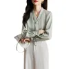 Women's Blouses Novelty Shirts Long Sleeve For Women Business Work Wear Spring Summer Blouse OL Styles Tops Female Clothes S-4XL