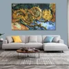 Canvas Art stilleven met vier zonnebloemen 1887 Vincent van Gogh olieverfschilderij replica's handgemaakte muur decor van hoge kwaliteit