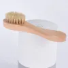 木製バスフェイスブラシ天然毛の乾燥肌の剥離フェイシャルクレンザーブラシの顔の洗濯マッサージ洗浄用品BH5300 TYJ