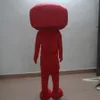2019 Hochwertiges rotes Big Mund Maskottchen Kostüm mit unterschiedlichen Zähnen für Erwachsene, die für 289 V tragen können