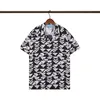 مصمم جديد قمصان بلوزة الرجال Camisas de Hombre Fashion Fashion Letter Print Bowling Shirt Men Disual Shirts Shirts Shirts Pants Dress Dress