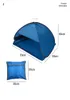 Lazy Man Tent Outdoor Automatic Quick Opening Beach Sunshade Tent HW17