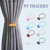 Curtain Poles Magnetic ball new curtain simple tie rope accessory rod accessory rod strap buckle clip hook bracket home decoration Z230714
