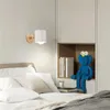 Wandleuchte Macaron Modernes Licht Einfache Nachttischlampe Nordic Wandleuchte für Gang Leseraumlampen Lustehalter Schlafzimmerdekor