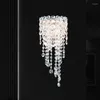 Wall Lamp Italian Luxury Crystal Model Room Living Background Villa High-end Club El Lobby Bedroom