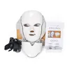 Dispositivos de cuidados faciais 7 cores P on Therapy Led Mask Rejuvenescimento da pele Apertar Acne Anti rugas Pescoço Coreano Beleza Spa Instrumento 230712