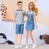 Poupées 30 cm Couple s Poupée Petit Ami Petite Amie Ken Ensemble Complet 16 115 pouces Fille Garçon Jouets Avec Vêtements Enfants Cadeau 230712