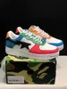 Bapestar Casual Shoes SK8 Low Men Women Shoe Black White Green Blue Blue Blue Mens Womens Trainers Outdoor Sports Sneakers Walking with Box