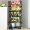 Wholesale kitchen shelves for manufacturers - Floor mounted fruit and vegetable storage racks