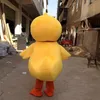 2019 Yüksek kaliteli dev kauçuk ördek maskot kostümü yetişkin boyutu anime giyim partisi makyaj teslimat265p