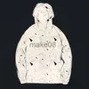 Herrjackor Ny ankomst Geometrisk design Män full reflekterande huva jacka Hip Hop Windbreaker Night Reflection Womens and Mens Coats J230713