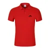 남자 폴로 2023 여름 남자 골프 셔츠 J Lindeberg 착용 캐주얼 짧은 슬리브 통기성 남성 폴로 티셔츠 탑 230711