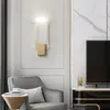 Vägglampor Mini Modern Minimalistisk Kristall LED Lampa Nordisk Designer Mode Sovrumskonst Loft Gångljus Ankomst