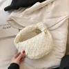 Vrouwen Luxurys Designer Jodie Bags Hoogwaardige handtassen Echte lederen portefeuilles Soft Plush Bag Mini Furry Eco Fur Hobo onderarmtas Korting