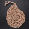 Platos Twine Cebolla Cesta Colgante Para Despensa Patata Ajo Cestas De Almacenamiento Boho Pared 2 Unids