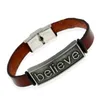 Eleganti bracciali con polsini in vera pelle per uomo Donna Bracciale da uomo con cinturino incrociato Bracciale da uomo Gioielli Regali di Natale