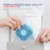 Electric Fans USB Rechargeable Vanity Mirror Pocket Fan Office Desktop Square Mute Fan Outdoor Hanging Neck Folding Handheld Portable Mini Fan