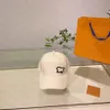 New Ball Caps Solid Letter Designer Cap Casquette Cappelli da ricamo Casual per donna Cupola a 3 colori regolabile