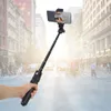 Selfie Monopods Monopod 2 em 1 Selfie Stick Tripé Stand com controle remoto para Android para IOS Mobile Phone Perche Selfie Stick Tripé R230713